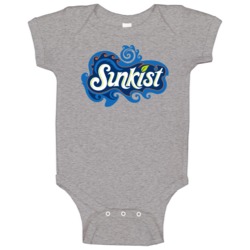 Sunkist Orange Pop Soda Drink Junk Food Baby One Piece Sunkist Orange Pop Soda Drink Junk Food Baby One Piece
