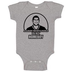 Aaron Hernandez Is My Homeboy Baby One Piece Aaron Hernandez Is My Homeboy Baby One Piece