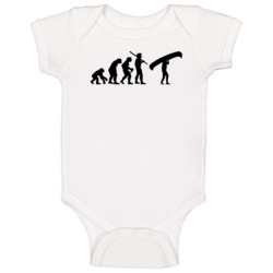 The Evolution Of Canoeing Portage Fun Sports Baby One Piece The Evolution Of Canoeing Portage Fun Sports Baby One Piece