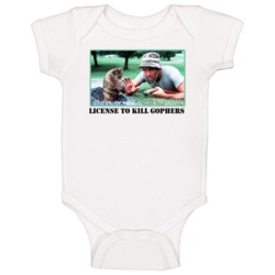 Caddyshack Movie Gophers Baby One Piece