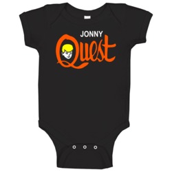 Jonny Quest Tv Cartoon Retro Black Baby One Piece Jonny Quest Tv Cartoon Retro Black Baby One Piece