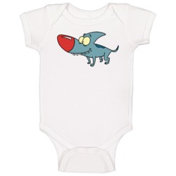Eek The Cat Sharky Cartoon Baby One Piece Eek The Cat Sharky Cartoon Baby One Piece