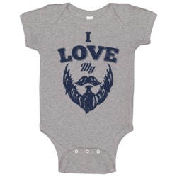 I Love My Beard Funny Hipster Facial Hair Moustache Beard Baby One Pie I Love My Beard Funny Hipster Facial Hair Moustache Beard Baby One Pie