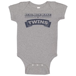 Real Men Make Twins Funny Paternity New Dad Soon To Be Father Baby One Real Men Make Twins Funny Paternity New Dad Soon To Be Father Baby One