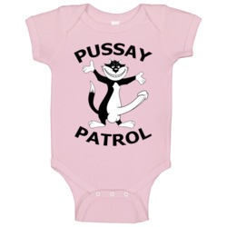 Pussay Patrol Funny The Inbetweeners Movie Baby One Piece