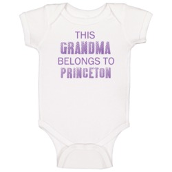 This Grandma Belongs To Princeton Name Baby One Piece This Grandma Belongs To Princeton Name Baby One Piece