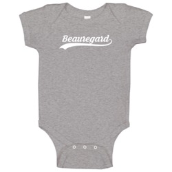 Beauregard Last Name Popular Pride Baby One Piece Beauregard Last Name Popular Pride Baby One Piece