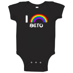 I Love Beto Rainbow Pride Name Baby One Piece I Love Beto Rainbow Pride Name Baby One Piece