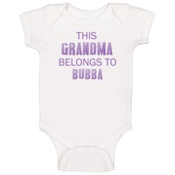 This Grandma Belongs To Bubba Name Baby One Piece This Grandma Belongs To Bubba Name Baby One Piece