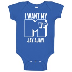I Want My Mvp Jay Ajayi Boise College Athlete Baby One Piece I Want My Mvp Jay Ajayi Boise College Athlete Baby One Piece