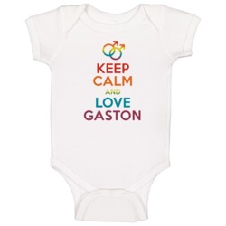 Keep Calm And Love Gaston Gay Pride Lgbt Baby One Piece Keep Calm And Love Gaston Gay Pride Lgbt Baby One Piece
