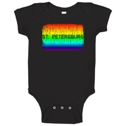 St Petersburg City Pride Baby One Piece St Petersburg City Pride Baby One Piece