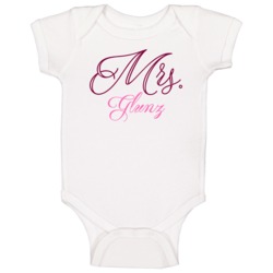 Mrs Glunz Last Name Funny Baby One Piece Mrs Glunz Last Name Funny Baby One Piece