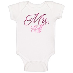 Mrs Goff Last Name Funny Baby One Piece Mrs Goff Last Name Funny Baby One Piece