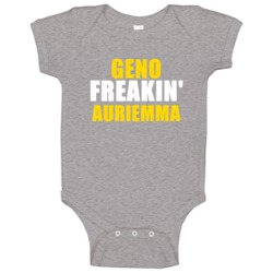 Geno Freakin Auriemma Hall Of Fame Sports Baby One Piece Geno Freakin Auriemma Hall Of Fame Sports Baby One Piece