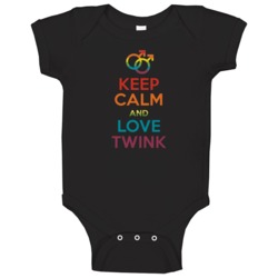 Keep Calm And Love Twink Gay Pride Lgbt Baby One Piece Keep Calm And Love Twink Gay Pride Lgbt Baby One Piece