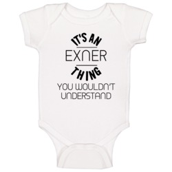 Exner Its An Thing You Wouldnt Understand Baby One Piece Exner Its An Thing You Wouldnt Understand Baby One Piece
