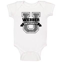 Webber University Funny Name Baby One Piece Webber University Funny Name Baby One Piece
