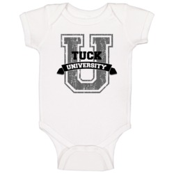 Tuck University Funny Name Baby One Piece Tuck University Funny Name Baby One Piece