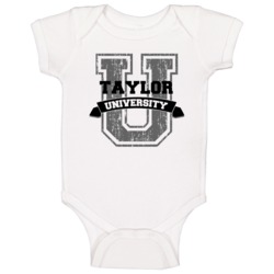 Taylor University Funny Name Baby One Piece Taylor University Funny Name Baby One Piece