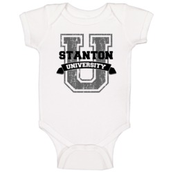Stanton University Funny Name Baby One Piece Stanton University Funny Name Baby One Piece