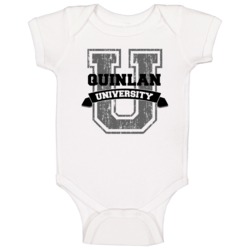 Quinlan University Funny Name Baby One Piece Quinlan University Funny Name Baby One Piece