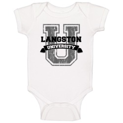 Langston University Funny Name Baby One Piece Langston University Funny Name Baby One Piece