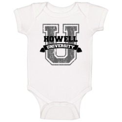 Howell University Funny Name Baby One Piece Howell University Funny Name Baby One Piece