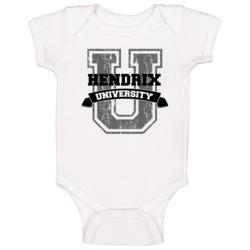 Hendrix University Funny Name Baby One Piece Hendrix University Funny Name Baby One Piece