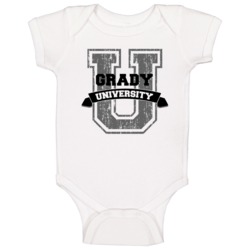 Grady University Funny Name Baby One Piece