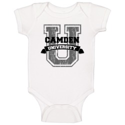 Camden University Funny Name Baby One Piece Camden University Funny Name Baby One Piece