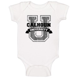 Calhoun University Funny Name Baby One Piece Calhoun University Funny Name Baby One Piece