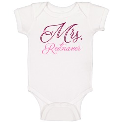 Mrs Reitnauer Last Name Funny Baby One Piece Mrs Reitnauer Last Name Funny Baby One Piece