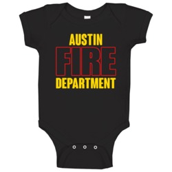 Austin Fire Department Personalized City Baby One Piece Austin Fire Department Personalized City Baby One Piece