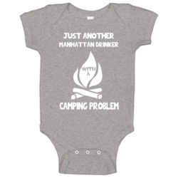 Just Another Manhattan Drinker Funny Alcohol Baby One Piece Just Another Manhattan Drinker Funny Alcohol Baby One Piece