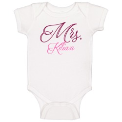 Mrs Kilian Last Name Funny Baby One Piece Mrs Kilian Last Name Funny Baby One Piece