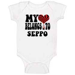 My Heart Belongs Love Seppo Baby One Piece My Heart Belongs Love Seppo Baby One Piece