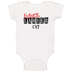 Future Lawyer Cat Occupation Name Baby One Piece Future Lawyer Cat Occupation Name Baby One Piece