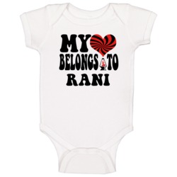 My Heart Belongs Love Rani Baby One Piece My Heart Belongs Love Rani Baby One Piece