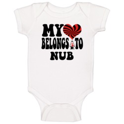 My Heart Belongs Love Nub Baby One Piece My Heart Belongs Love Nub Baby One Piece