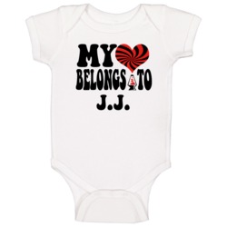 My Heart Belongs Love Jj Baby One Piece My Heart Belongs Love Jj Baby One Piece