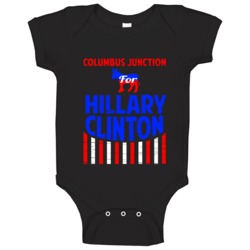 Columbus Junction Iowa Hillary Clinton President Election 2016 Baby On Columbus Junction Iowa Hillary Clinton President Election 2016 Baby On