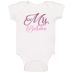 Mrs Balsdon Last Name Funny Baby One Piece Mrs Balsdon Last Name Funny Baby One Piece