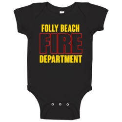 Folly Beach Fire Department Personalized City Baby One Piece Folly Beach Fire Department Personalized City Baby One Piece