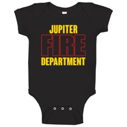 Jupiter Fire Department Personalized City Baby One Piece Jupiter Fire Department Personalized City Baby One Piece
