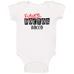 Future Doctor Rocco Occupation Name Baby One Piece Future Doctor Rocco Occupation Name Baby One Piece