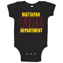 Mattapan Fire Department Personalized City Baby One Piece Mattapan Fire Department Personalized City Baby One Piece