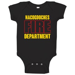 Nacogdoches Fire Department Personalized City Baby One Piece Nacogdoches Fire Department Personalized City Baby One Piece