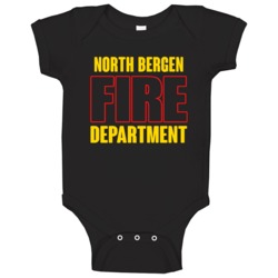 North Bergen Fire Department Personalized City Baby One Piece North Bergen Fire Department Personalized City Baby One Piece