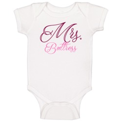 Mrs Buttress Last Name Funny Baby One Piece Mrs Buttress Last Name Funny Baby One Piece